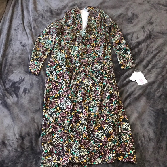 Floral print duster “Sarah Cardigan” - Picture 2 of 8